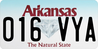 AR license plate 016VYA