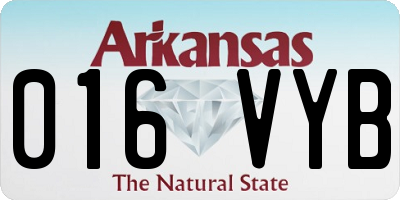 AR license plate 016VYB