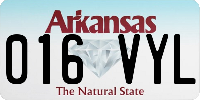 AR license plate 016VYL