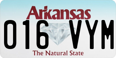 AR license plate 016VYM