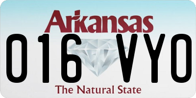 AR license plate 016VYO