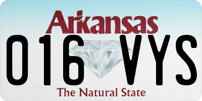 AR license plate 016VYS