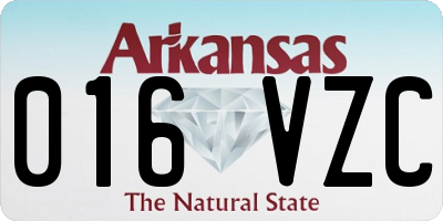 AR license plate 016VZC