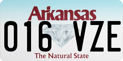 AR license plate 016VZE