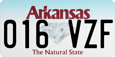 AR license plate 016VZF