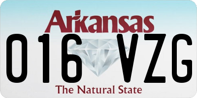 AR license plate 016VZG