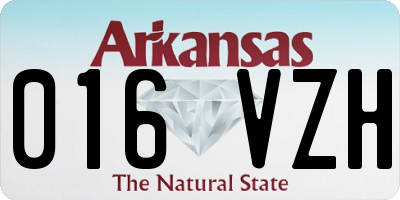 AR license plate 016VZH