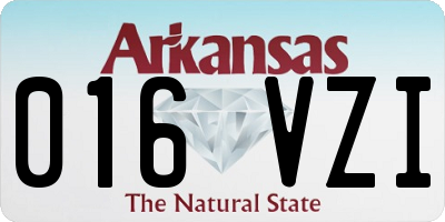 AR license plate 016VZI