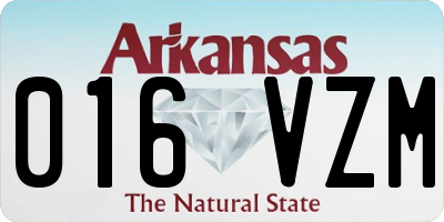 AR license plate 016VZM