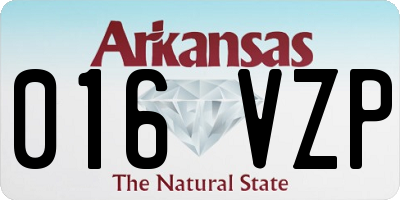 AR license plate 016VZP