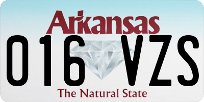 AR license plate 016VZS