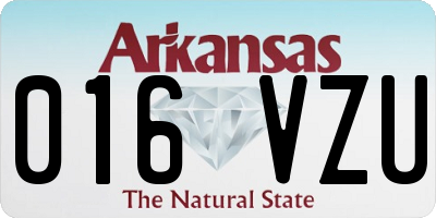 AR license plate 016VZU