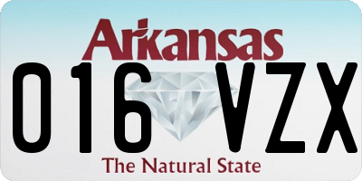 AR license plate 016VZX