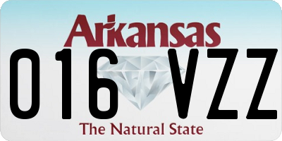 AR license plate 016VZZ