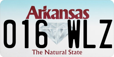 AR license plate 016WLZ