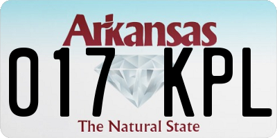 AR license plate 017KPL