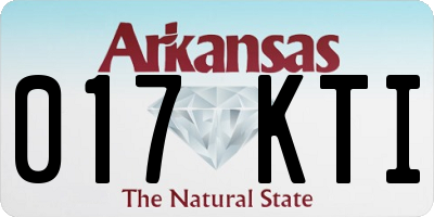 AR license plate 017KTI