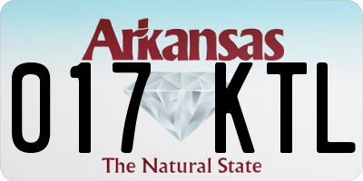 AR license plate 017KTL