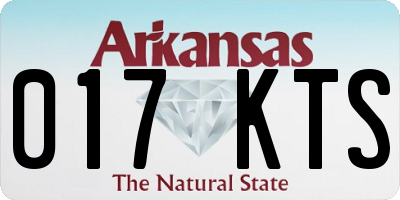 AR license plate 017KTS