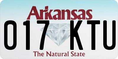 AR license plate 017KTU
