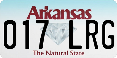 AR license plate 017LRG