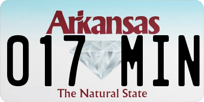 AR license plate 017MIN