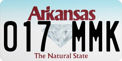 AR license plate 017MMK
