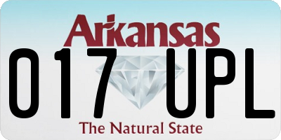 AR license plate 017UPL