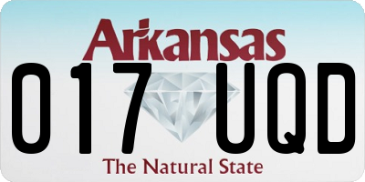 AR license plate 017UQD