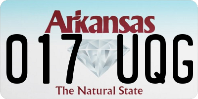 AR license plate 017UQG