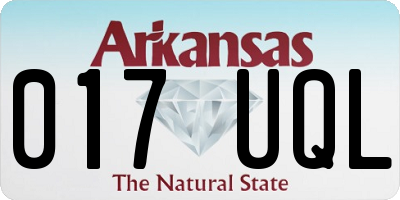 AR license plate 017UQL