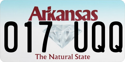 AR license plate 017UQQ