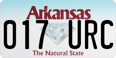 AR license plate 017URC