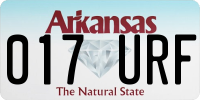 AR license plate 017URF