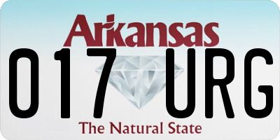 AR license plate 017URG