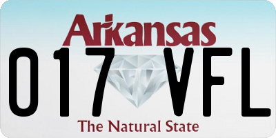 AR license plate 017VFL