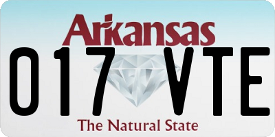 AR license plate 017VTE