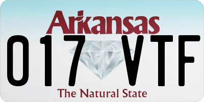 AR license plate 017VTF