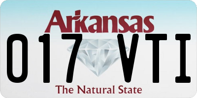 AR license plate 017VTI
