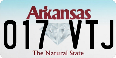 AR license plate 017VTJ