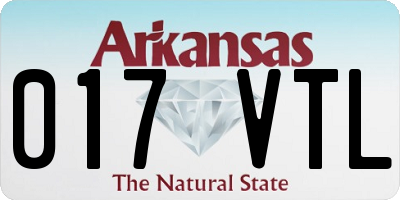 AR license plate 017VTL