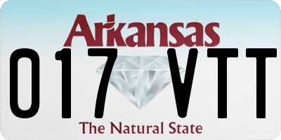 AR license plate 017VTT