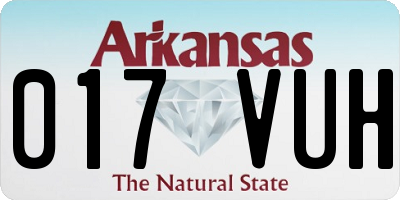 AR license plate 017VUH