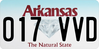 AR license plate 017VVD