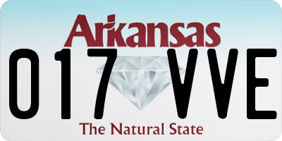 AR license plate 017VVE