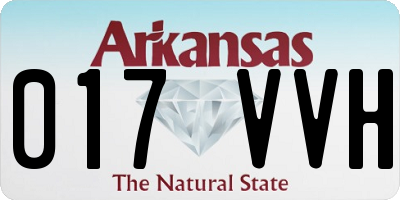 AR license plate 017VVH