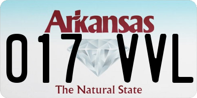 AR license plate 017VVL