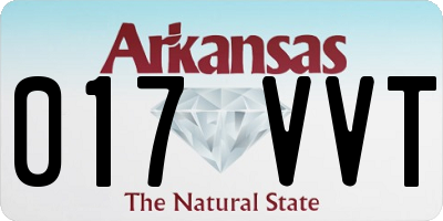 AR license plate 017VVT