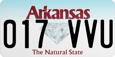 AR license plate 017VVU