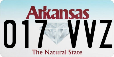 AR license plate 017VVZ